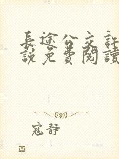 长途公交许蕊小说免费阅读