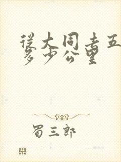从大同去五台山多少公里