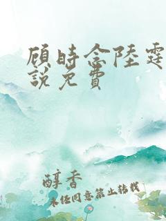 顾时念陆霆骁小说免费