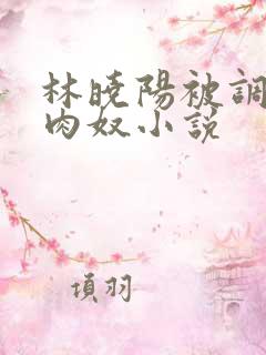 林晓阳被调教成肉奴小说