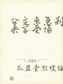 公交车急刹导致乘客受伤