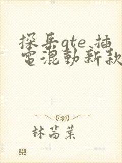探岳gte 插电混动新款