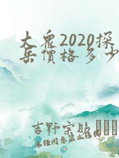 大众2020探岳价格多少钱