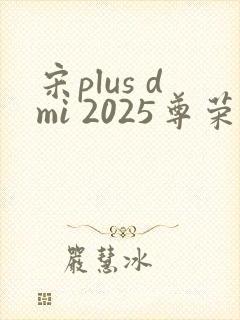 宋plus dmi 2025尊荣版落地价