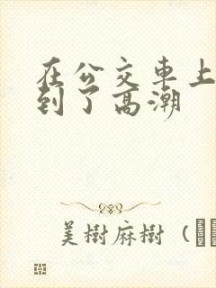 在公交车上被摸到了高潮
