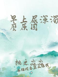 早上尿浑浊是什么原因