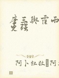 唐三与霍雨浩谁更强
