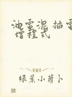 油电混 插电混 增程式