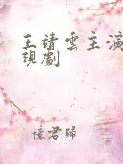 王靖云主演的电视剧