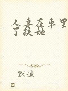 人妻在车里被强了扶她