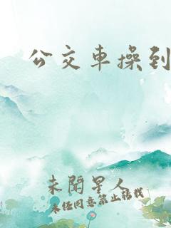 公交车操到高潮