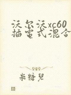 沃尔沃xc60插电式混合动力