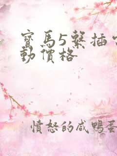 宝马5系插电混动价格