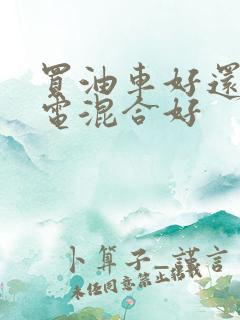 买油车好还是油电混合好