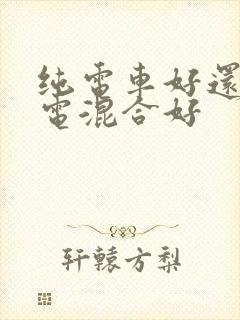 纯电车好还是油电混合好
