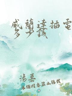 威兰达插电混动多少钱