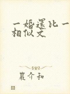 一婚还比一婚高相似文