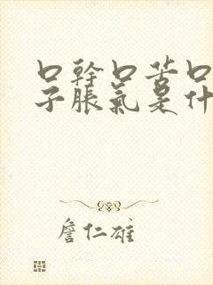 口干口苦口臭肚子胀气是什么原因引起的