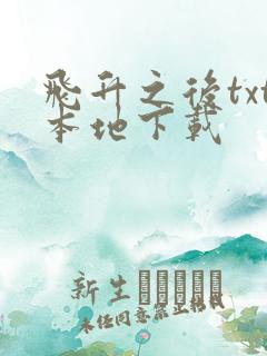 飞升之后txt本地下载