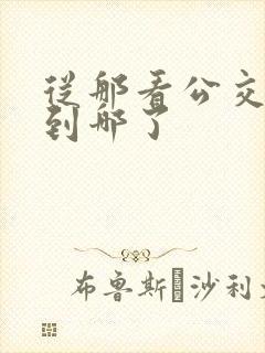 从那看公交车走到哪了