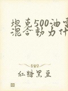 坦克500油电混合动力什么价格