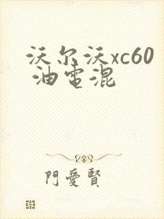 沃尔沃xc60 油电混
