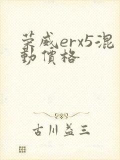 荣威erx5混动价格