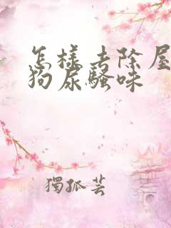 怎样去除屋里的狗尿骚味