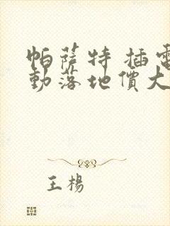 帕萨特 插电混动落地价大概多少钱