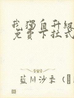 我独自升级漫画免费下拉式在线