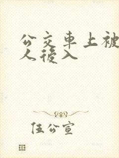 公交车上被陌生人后入