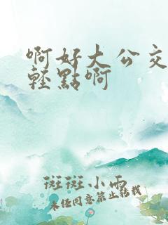 啊好大公交车上轻点啊