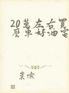 20万左右买什么车好油电混合