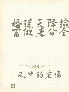 婚从天降捡个首富做老公全文阅读
