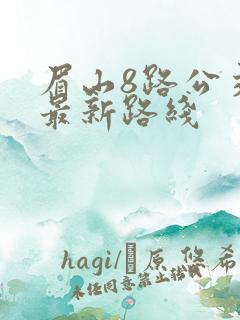 眉山8路公交车最新路线