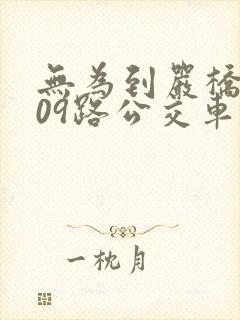 无为到严桥的109路公交车