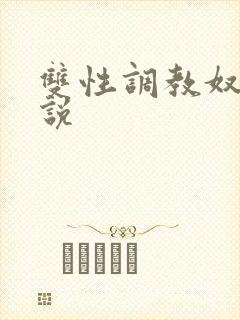 双性调教奴隶小说