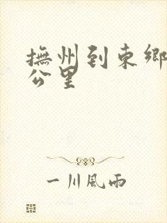 抚州到东乡多少公里