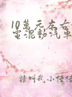 10万元左右油电混动汽车