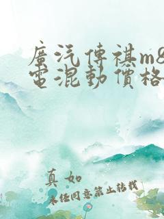 广汽传祺m8油电混动价格