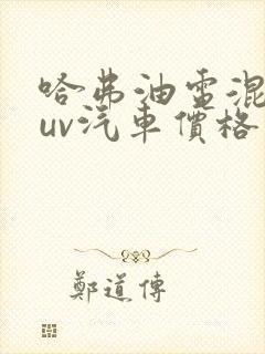 哈弗油电混动suv汽车价格