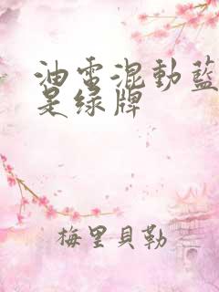 油电混动蓝牌还是绿牌