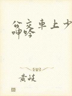 公交车上少妇的呻吟