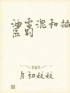 油电混和插混的区别