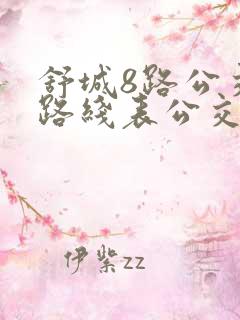 舒城8路公交车路线表公交车时间表