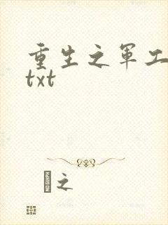 重生之军工霸主txt