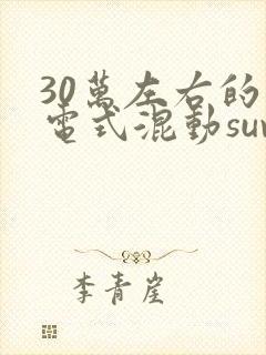 30万左右的插电式混动suv