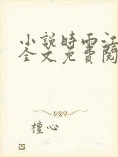 小说时雨江亦琛全文免费阅读全文