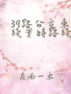 39路公交车路线实时路线