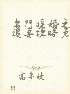 名门暖婚之权爷追妻攻略免费阅读